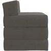 Sofa Sulankstomas Sofos Lova 2 vietos Šviesiai pilka 70 x 60 x 63 cm