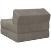 Sofa Sulankstomas Sofos Lova Šviesiai pilka 60 x 70 x 41 cm Audinys