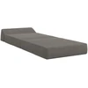 Sofa Sulankstomas Sofos Lova Šviesiai pilka 60 x 70 x 41 cm Audinys