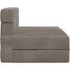 Sofa Sulankstomas Sofos Lova Šviesiai pilka 70 x 72 x 60 cm Audinys