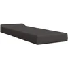 Sofa Sulankstomas Sofos Lova Tamsiai pilka 200 x 70 x 15 cm Audinys