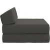 Sofa Sulankstomas Sofos Lova Tamsiai pilka 60 x 70 x 41 cm Audinys