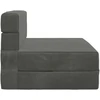 Sofa Sulankstomas Sofos Lova Tamsiai pilka 70 x 72 x 60 cm Audinys