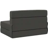 Sofa Sulankstomas Sofos Lova Tamsiai pilka 70 x 72 x 60 cm Audinys