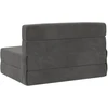 Sofa Sulankstomas Sofos Lova Tamsiai pilka 70 x 72 x 60 cm Audinys