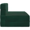 Sofa Sulankstomas Sofos Lova Tamsiai žalia 70 x 72 x 60 cm Audinys