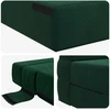 Sofa Sulankstomas Sofos Lova Tamsiai žalia 70 x 72 x 60 cm Audinys