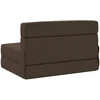 Sofa Sulankstomas Sofos Lova Taupe 70 x 72 x 60 cm Audinys