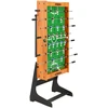 Sulankstomas stalo futbolo stalas, 121x61x80cm, šviesiai rudas