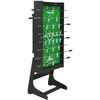 Sulankstomas stalo futbolo stalas, 121x61x80cm, juodas