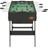 Sulankstomas stalo futbolo stalas, 121x61x80cm, juodas