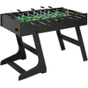 Sulankstomas stalo futbolo stalas, 121x61x80cm, juodas