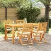 Sulankstoma kėdė su pagalve 4 pcs Balta 49 x 57.5 x 92cm