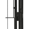 Šunų aptvaras, 20 segmentų, juodas, 100x50cm, plienas