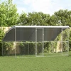 Šunų narvas 2 vnt. Sidabro 4 x 2 x 2 m Galvanizuotas plienas