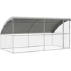 Šunų narvas 2 vnt. Sidabro 4 x 2 x 2 m Galvanizuotas plienas