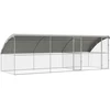 Šunų narvas 3 vnt. Sidabro 6 x 2 x 2 m Galvanizuotas plienas