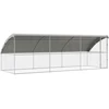 Šunų narvas 3 vnt. Sidabro 6 x 2 x 2 m Galvanizuotas plienas