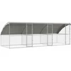 Šunų narvas 3 vnt. Sidabro 6 x 2 x 2 m Galvanizuotas plienas