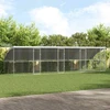 Šunų narvas 4 vnt. Sidabro 8 x 2 x 2 m Galvanizuotas plienas