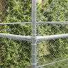 Šunų narvas 4 vnt. Sidabrinė 8 x 2 x 2 m Galvanizuotas plienas