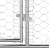Šunų narvas Sidabrinė 2 x 2 x 2 m Galvanizuotas plienas