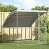 Šunų narvas Sidabro 2 x 2 x 2 m Galvanizuotas plienas