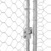 Šunų narvas Sidabrinė 2 x 2 x 2 m Galvanizuotas plienas