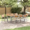 Susilankstantis krėslas 8 pcs Ruda 56 x 57 x 87 cm