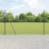 Eurų tvora su betono pagrindu 10 x 1,5 m PVC dengtas plienas
