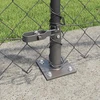 Grandininė tvora su betono baze 10 x 1 m PVC dengtas plienas