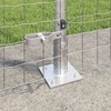 Eurų tvora su betono baze 10 x 1,4 m Galvanizuotas plienas
