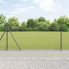 Grandininė tvora su betono baze 10 x 0,8 m PVC dengtas plienas