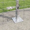 Suvirinta vielos tvora su betono baze 25 x 1,6 m Sidabrinė