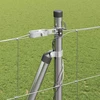 Suvirinta vielos tvora su betono baze 50 x 1,5 m Sidabrinė