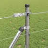 Suvirinta vielos tvora su betono baze 50 x 0,8 m Sidabrinė
