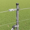 Suvirinta vielos tvora su betono baze 50 x 1,4 m Sidabrinė