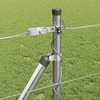 Suvirinta vielos tvora su betono baze 25 x 0,8 m Sidabrinė