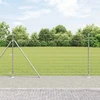 Suvirinta vielos tvora su betono baze 25 x 1,4 m Sidabrinė