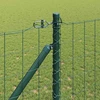 Euro tvora su smeigėmis 25 x 1,2 m PVC dengtas plienas Žalia