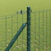 Euro tvora su smeigėmis 10 x 1,4 m PVC dengtas plienas Žalia