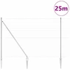 Suvirintas vielinis tvoras su smailiais galais 25 x 1,6 m