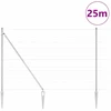 Suvirintas vielinis tvoras su smailiais galais 25 x 1,6 m