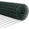 Euro tvora su smeigėmis 50 x 0,4 m PVC dengtas plienas Žalia