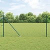 Suvirintas vielinis tvoras su smailiais galais 25 x 1,2 m Žalia