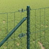 Euro tvora su smeigėmis 10 x 0,8 m PVC dengtas plienas Žalia