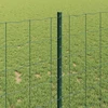 Euro tvoros su stulpu 10 x 1 m PVC dengtas plienas Žalia
