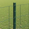 Euro tvoros su stulpu 10 x 1,2 m PVC dengtas plienas Žalia
