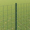 Euro tvoros su stulpu 10 x 1,4 m PVC dengtas plienas Žalia