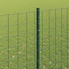Euro tvoros su stulpu 10 x 1,6 m PVC dengtas plienas Žalia
